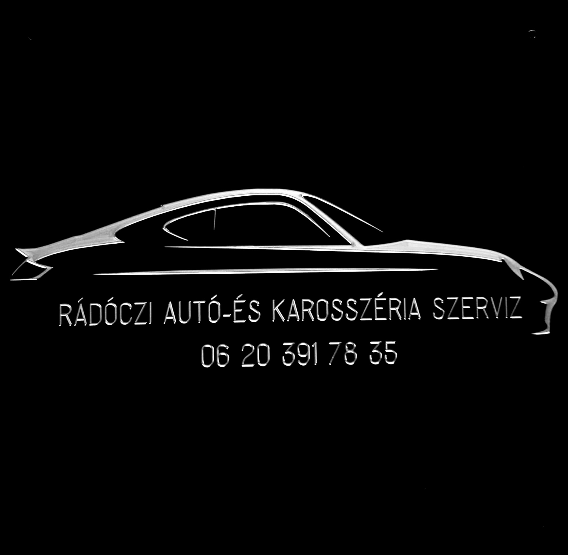 Cégtábla készítése