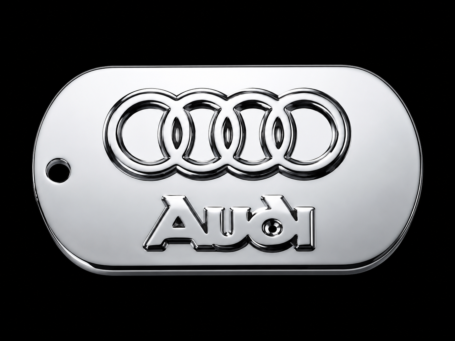 Audi kulcstartó 3D marása